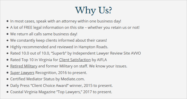 Why Choose Holcomb Law, P.C.